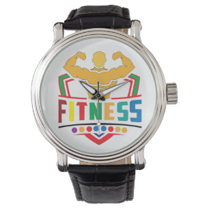 Fitness Lifestyle – Train Hard Blijf Sterk Horloge