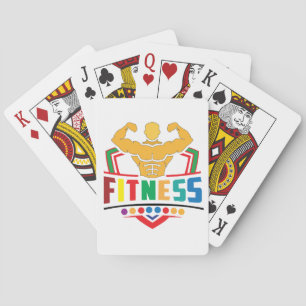 Fitness Lifestyle – Trainen met Kracht en Uithoudi Pokerkaarten