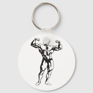 Fitness Man Sleutelhanger