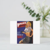 Fitness Model roken Briefkaart (Staand voorkant)