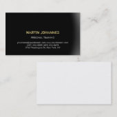 Fitness moderne Carte de visite de formateur perso (Devant / Derrière)