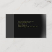 Fitness moderne Carte de visite de formation perso (Dos)