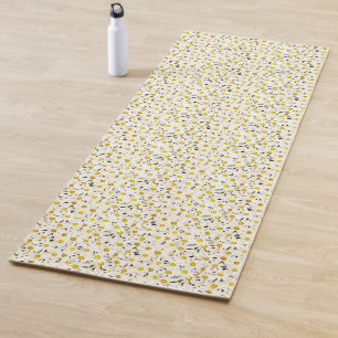 Fitness Moderne Sjabloon Elegant Natuur Daisies Yogamat