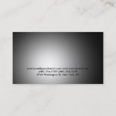 Fitness moderne Sport Blue Grey Carte de visite (Dos)