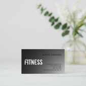 Fitness moderne Sport Carte de visite gris (Debout devant)