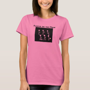 Fitness Motivatie Altijd Bewegend T-shirt