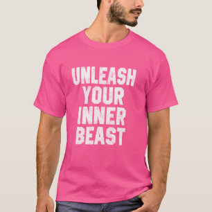 Fitness Motivatie Gift Ontketent Uw Innerlijke Bee T-shirt