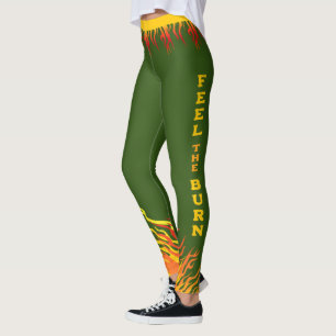 Fitness Motivatie GROEN Leggings