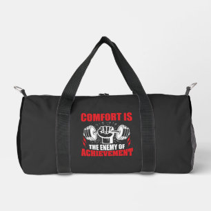Fitness Motivatie Quote Dumbbell Lifting Gym Plunjezak