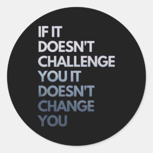 Fitness Motivation Inspirerend Quote Fitness Ronde Sticker
