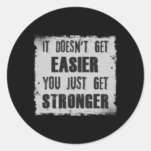 Fitness Oefening Gym Workout Sport Grappig geschen Ronde Sticker