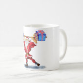 Fitness Père Noël Coffee Mug (Devant droit)