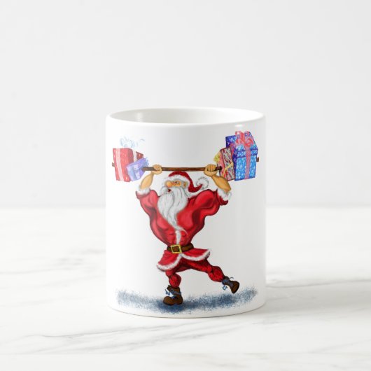 Fitness Père Noël Coffee Mug (Centre)