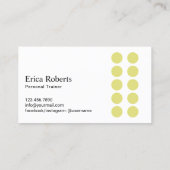 Fitness Personal Trainer Aquarelle Fidélité (Dos)