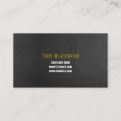 Fitness, Personal Trainer, Carte de visite (Dos)