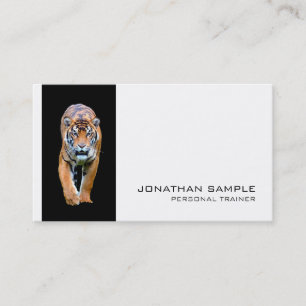 Fitness Personal Trainer Elegant Design Luxe Visitekaartje