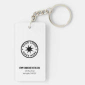 Fitness Personal Trainer Gym Sleutelhanger (achterkant)