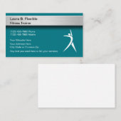 Fitness Personal Trainer Visitekaartjes (Voorkant / Achterkant)