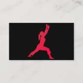 Fitness Pilates Instructor Visitekaartje (Achterkant)