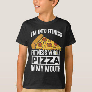 Fitness Pizza Slice Restaurant Lover Gym Foodie T-shirt