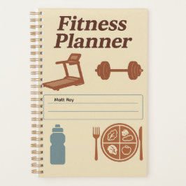 Fitness Planner for Workouts, Diet & Hydration