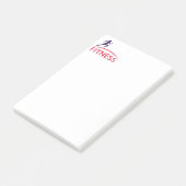 fitness post-it® notes (Schuin)