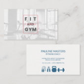 Fitness Professional | Leider Gym Eigenaar Afsprakenkaartje (Voorkant / Achterkant)