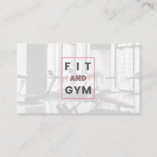 Fitness Professional Leider Gym Eigenaar Afsprakenkaartje