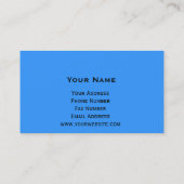 Fitness Professional Visitekaartje (Achterkant)