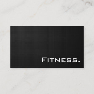 Fitness Professional Visitekaartje - Modern zwart