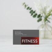 Fitness professionnelle Carte de visite sportif (Debout devant)