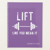 Fitness Purple Weightlifting (Devant)