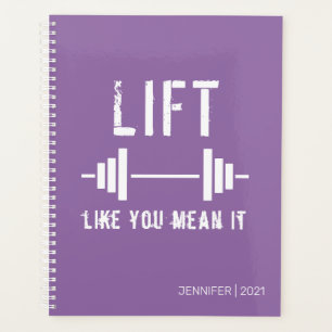 Fitness Purple Weightlifting