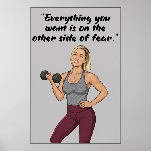 Fitness Quotes Poster (Voorkant)