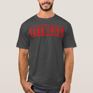 Fitness Red Gym Fitness Workout Gezegde Motivatie T-shirt