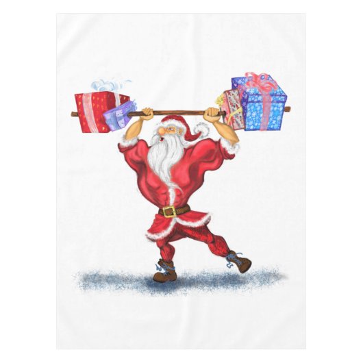 Fitness Santa Tafelkleed (Voorkant)