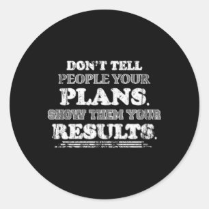 fitness sport oefent grappig grappig Gift Idee uit Ronde Sticker
