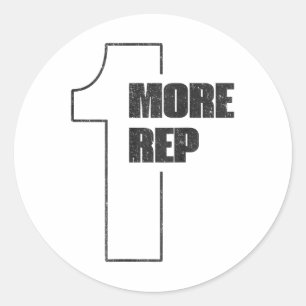 Fitness Spreuk Y2k Gym Training Ck Print Yoga Spor Ronde Sticker