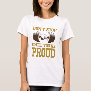 Fitness T-shirt Motivatie Shirten Workout