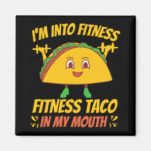 Fitness Taco oefent Gym uit Magneet
