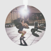 Fitness trainer barbell 2022 photo Christmas (dos)