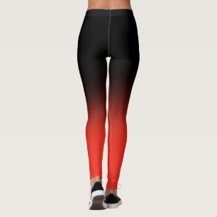 Fitness Trainer Black en Red Leggings