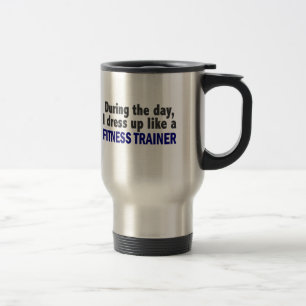 Fitness Trainer tijdens de dag Reisbeker