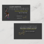 Fitness Trainer Visitekaartje (Voorkant / Achterkant)