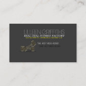 Fitness Trainer Visitekaartje (Achterkant)