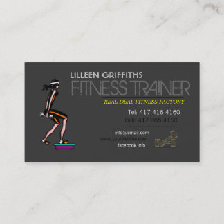 Fitness Trainer Visitekaartje