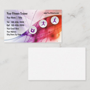 Fitness Trainer Visitekaartjes