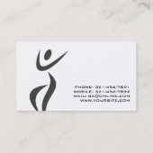 Fitness Trainer - Visitekaartjes (Achterkant)
