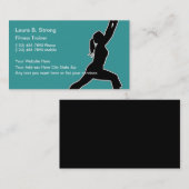 Fitness Trainer Visitekaartjes (Voorkant / Achterkant)