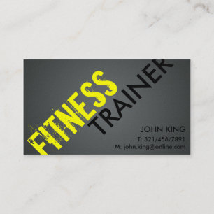 Fitness Trainer - Visitekaartjes